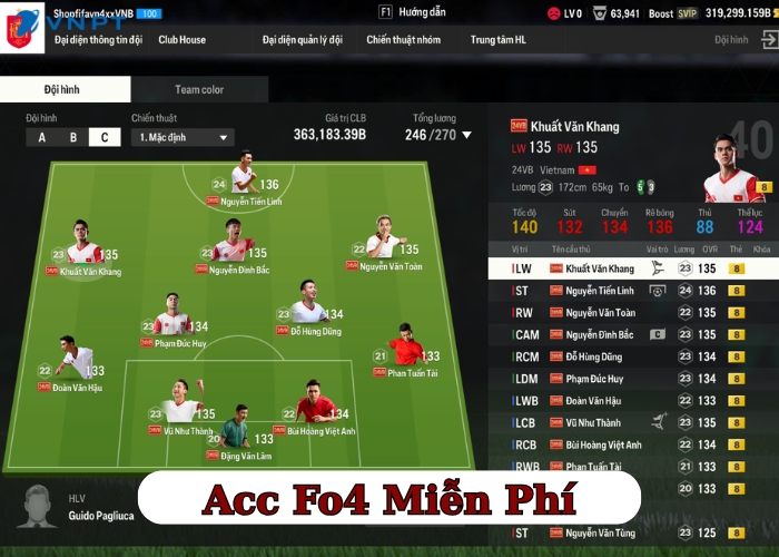 Acc Fifa Fo4 Miễn Phí (2)