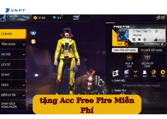 tặng Acc Free Fire Miễn Phí (2)